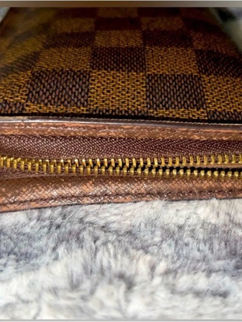 Louis Vuitton Brown Damier Ebene Zip Wallet - Picture 8 of 16